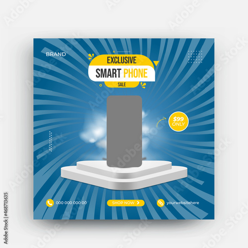 Smart Phone Sale Social Media Post Template