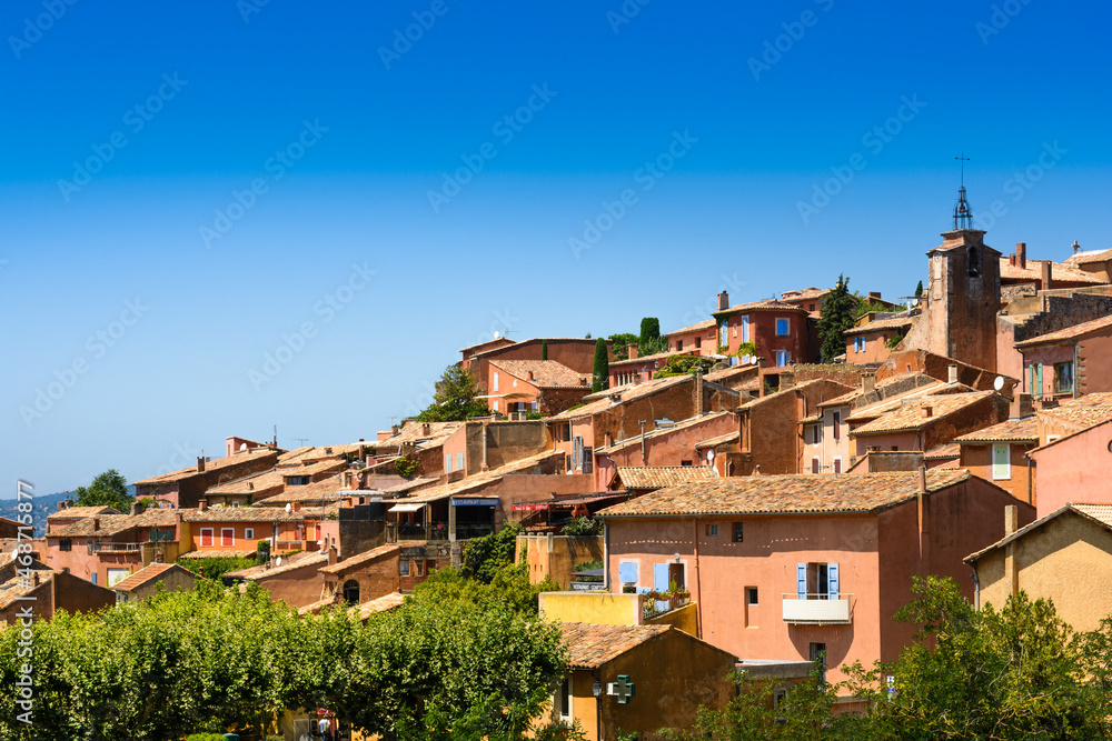 Village de Roussillon, Vaucluse, France