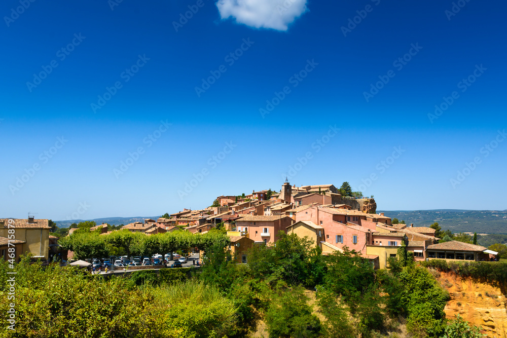 Village de Roussillon, Vaucluse, France