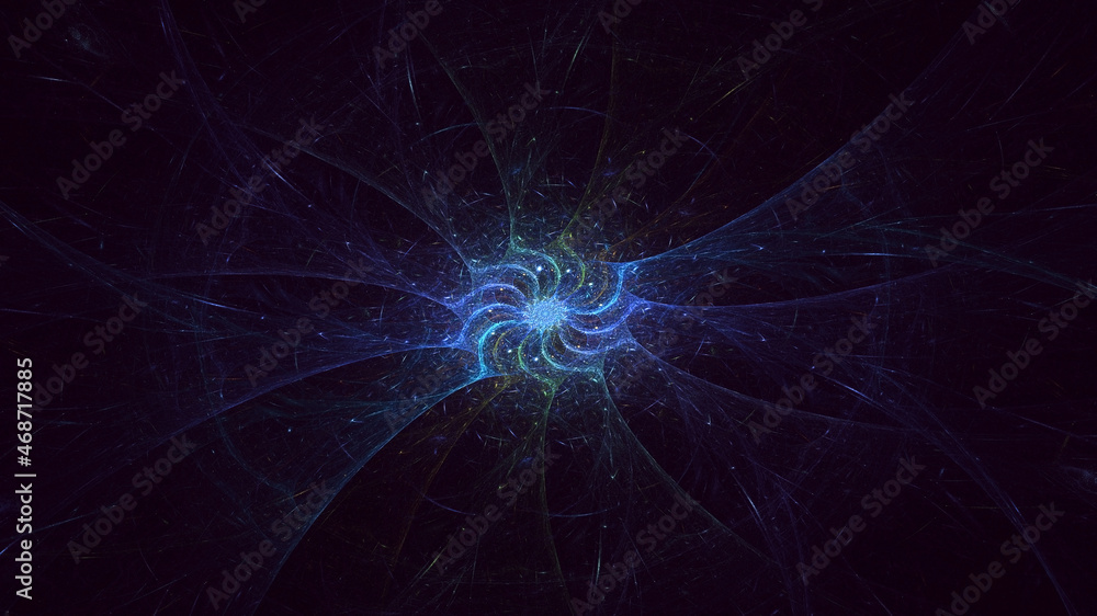 3D rendering abstract colorful fractal light background 3D rendering abstract colorful fractal light background
