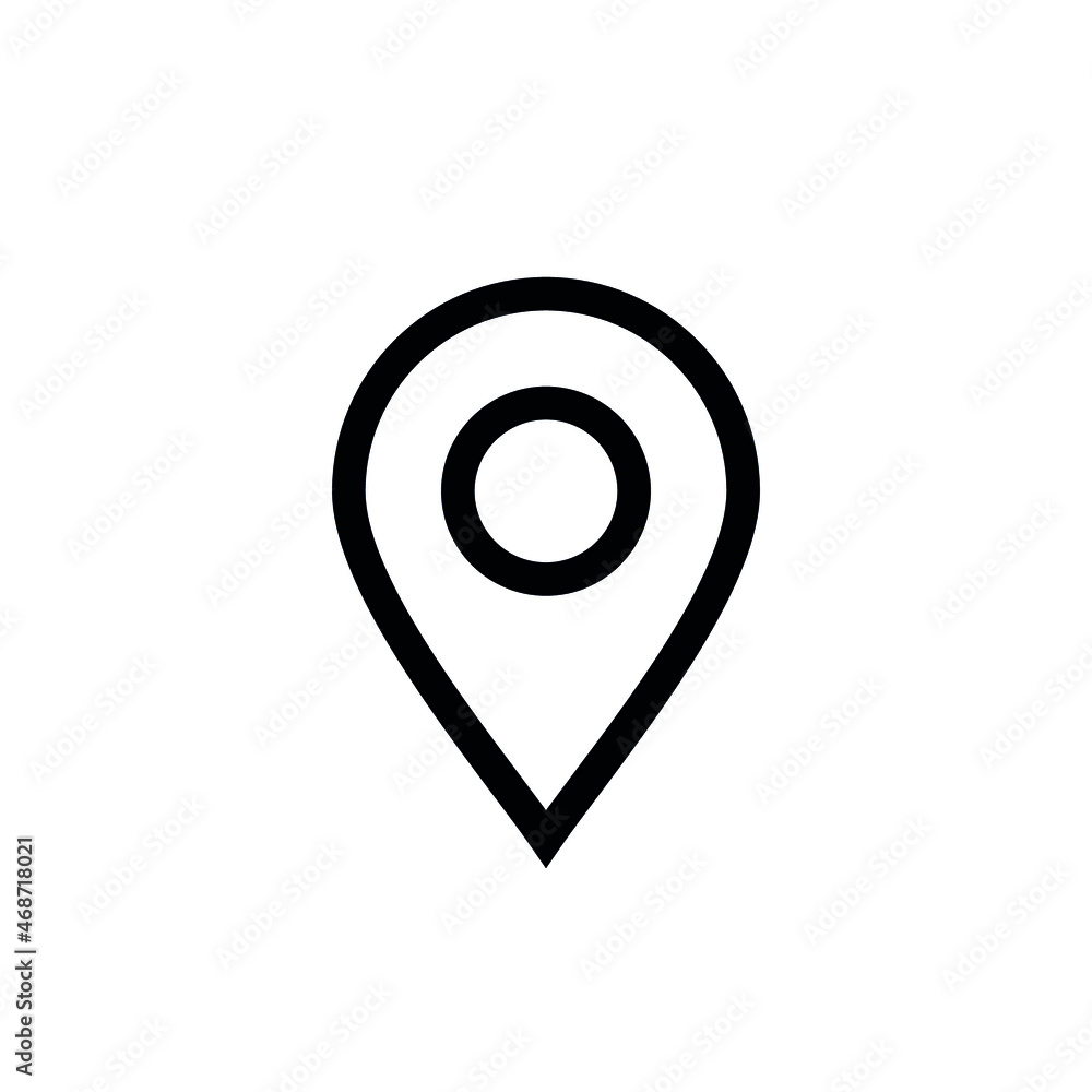 Geolocation map marker label. Map pointer icon. Address designation. GPS location symbol. Pin point sign. Vector pictogram. Geolocation map marker label. Map pointer icon. Address designation. GPS location symbol. Pin point sign. Vector pictogram.