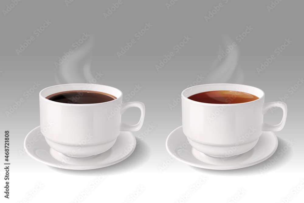 Obraz premium Cups With Hot Drink