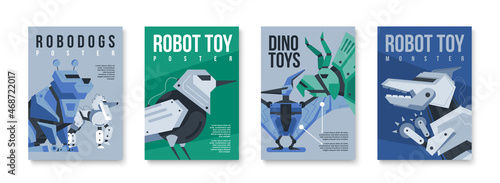 Robotic Toy Animals Posters