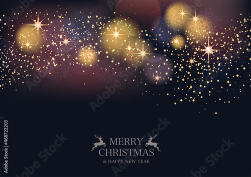シームレスなクリスマスのアブストラクト背景イラスト