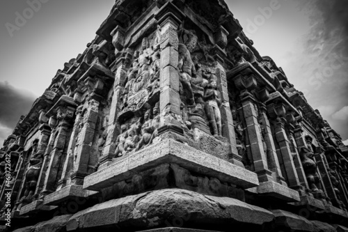 Thiru Parameswara Vinnagaram or Vaikunta Perumal Temple is a temple dedicated to Vishnu, located in Kanchipuram in the South Indian state of Tamil Nadu - One of the best archeological sites in India photo