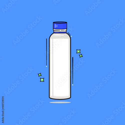 a bottle of water