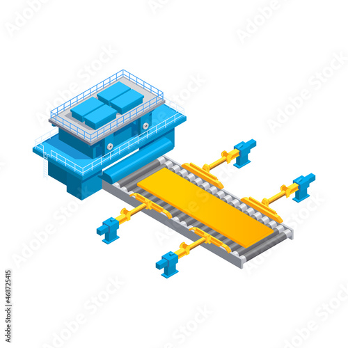 Metallurgical Conveyor Isometric Composition