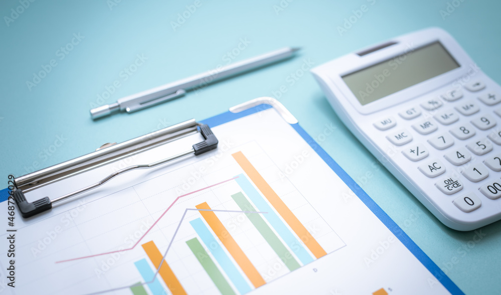 Fototapeta premium 資料 データ 仕事