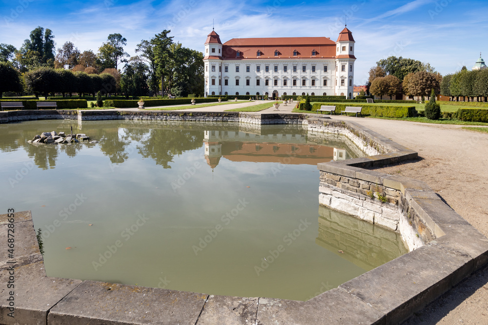 Castle and park Holesov, Moravia, Czech republic Castle and park Holesov, Moravia, Czech republic