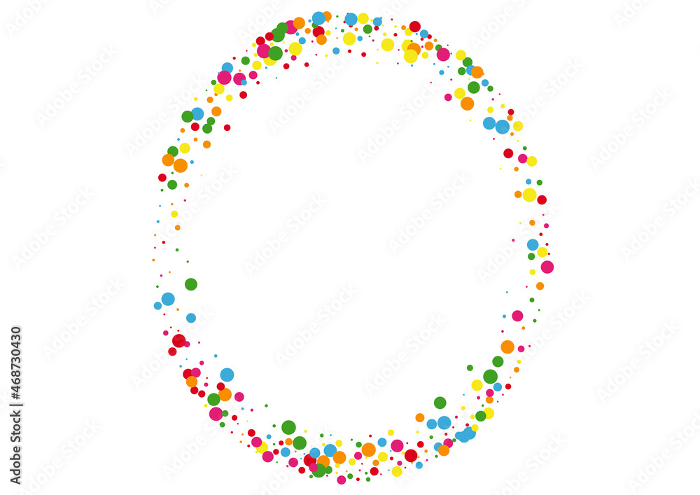 Yellow Circle Holiday Texture. Dot Falling Background. Orange Vector Round. Red Dust Confetti Illustration. Yellow Circle Holiday Texture. Dot Falling Background. Orange Vector Round. Red Dust Confetti Illustration.