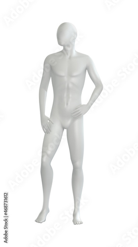 Male Body Mannequin Composition