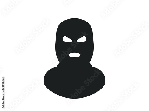 Thief icon.  Cyber crime thief icon. Hacker icon. 