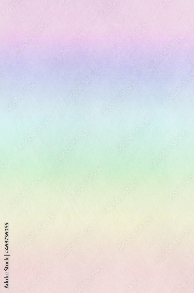 Modern washi paper texture background. Japanese paper texture with rainbow color gradient.