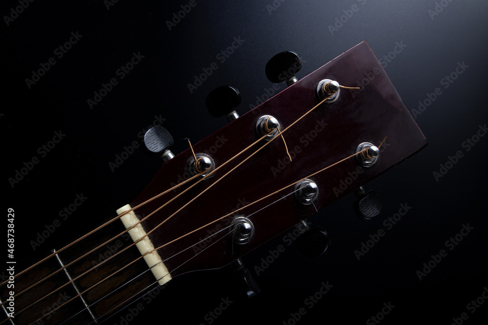 acoustic guitar close up acoustic guitar close up