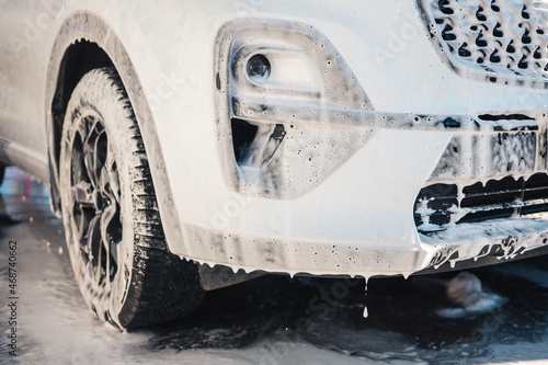 Fotografie Car wheel wash