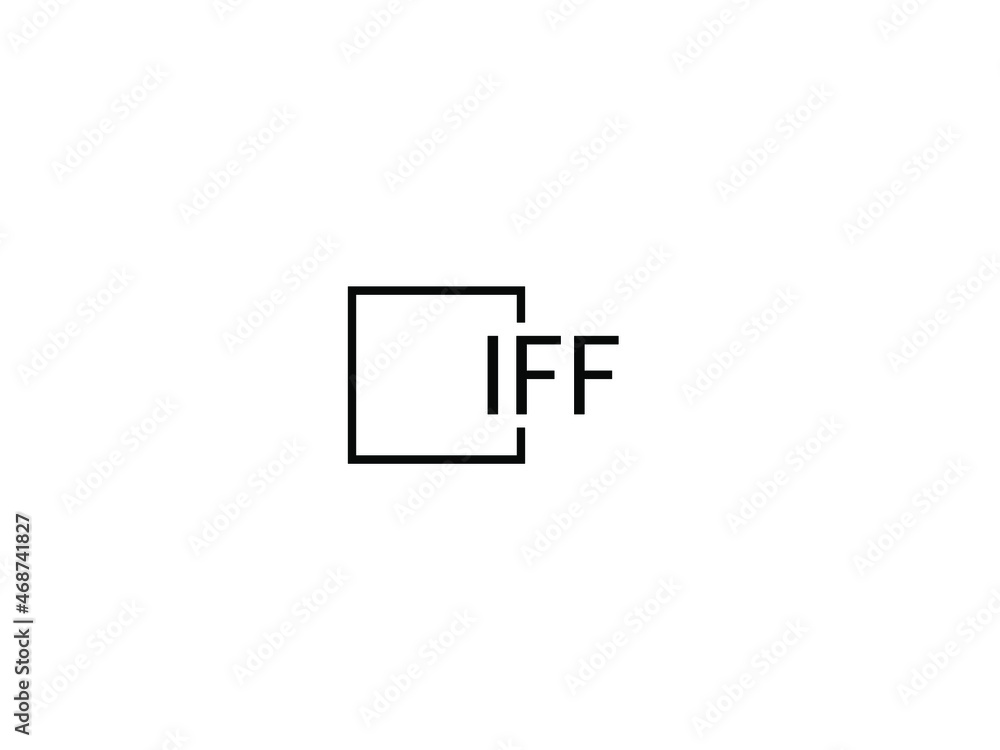 IFF letter initial logo design vector illustration IFF letter initial logo design vector illustration