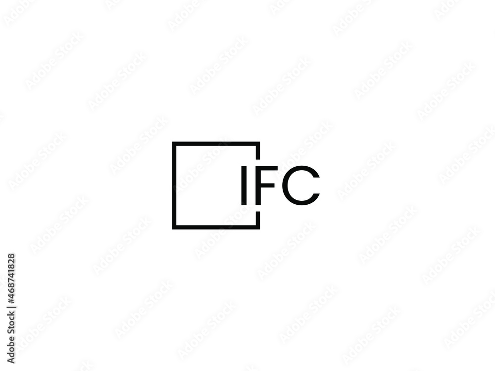IFC letter initial logo design vector illustration IFC letter initial logo design vector illustration