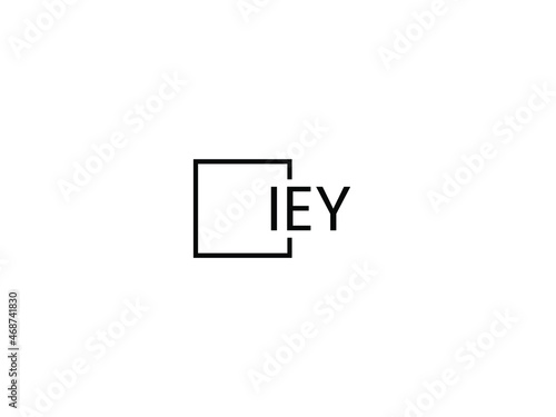 IFY letter initial logo design vector illustration