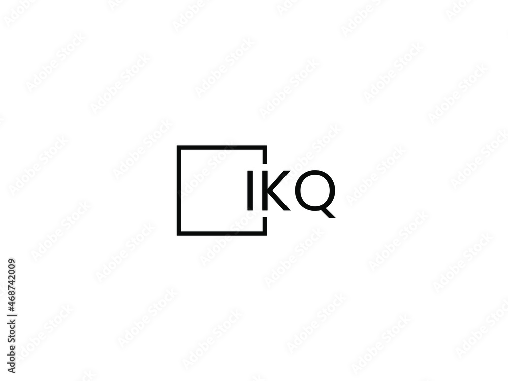 IKQ Letter Initial Logo Design Vector Illustration IKQ Letter Initial Logo Design Vector Illustration