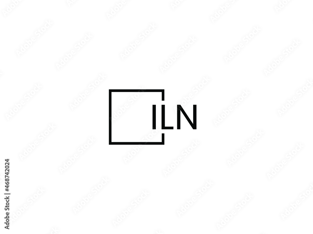 ILN Letter Initial Logo Design Vector Illustration ILN Letter Initial Logo Design Vector Illustration