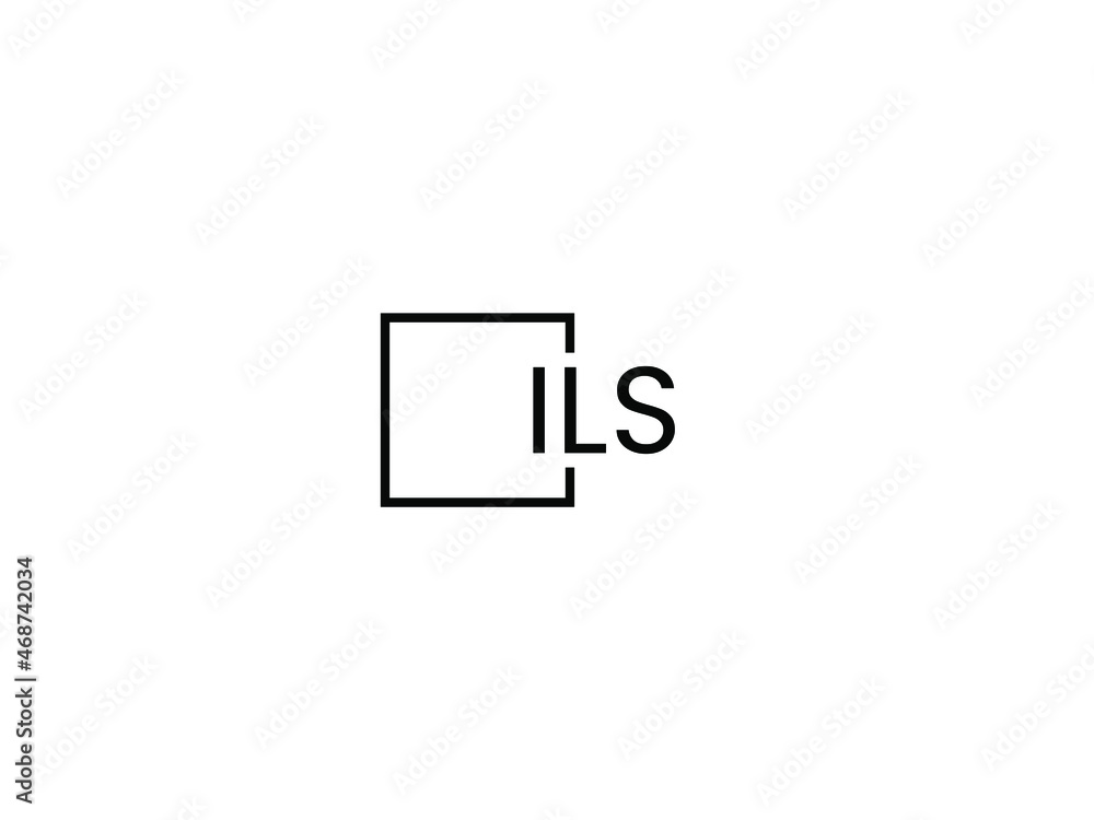 ILS Letter Initial Logo Design Vector Illustration ILS Letter Initial Logo Design Vector Illustration
