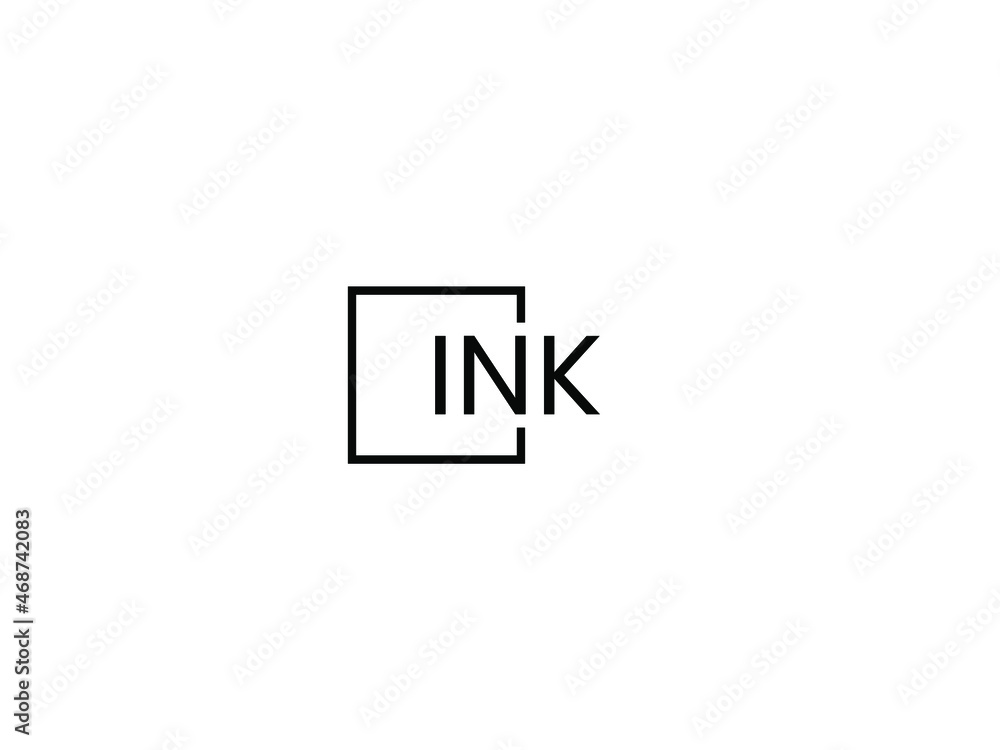 INK Letter Initial Logo Design Vector Illustration INK Letter Initial Logo Design Vector Illustration