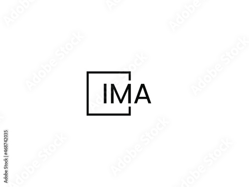 Free Download IMA Letter Initial Logo Design Vector Illustration - GFXLoad