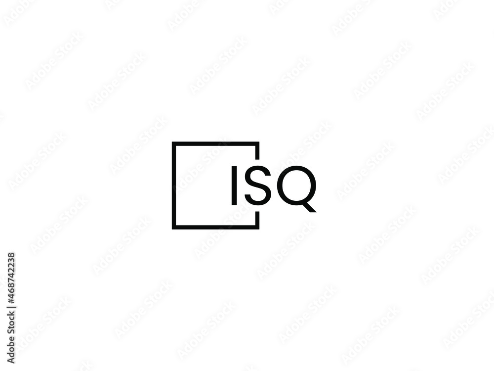 ISQ Letter Initial Logo Design Vector Illustration ISQ Letter Initial Logo Design Vector Illustration