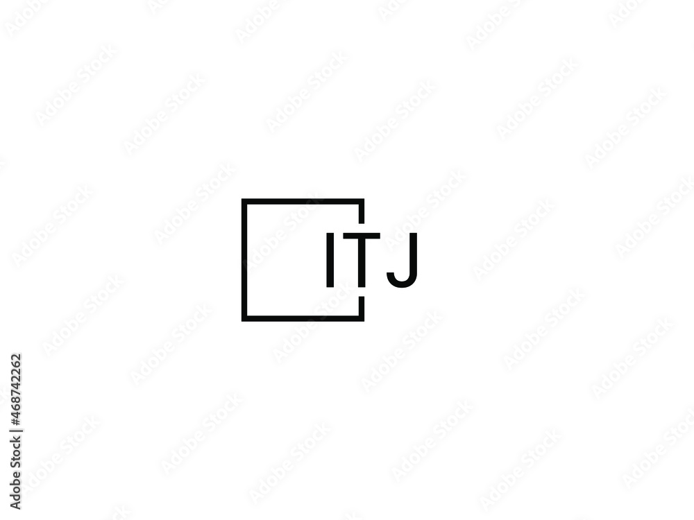 ITJ Letter Initial Logo Design Vector Illustration ITJ Letter Initial Logo Design Vector Illustration
