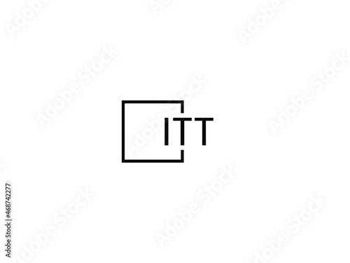 ITT Letter Initial Logo Design Vector Illustration