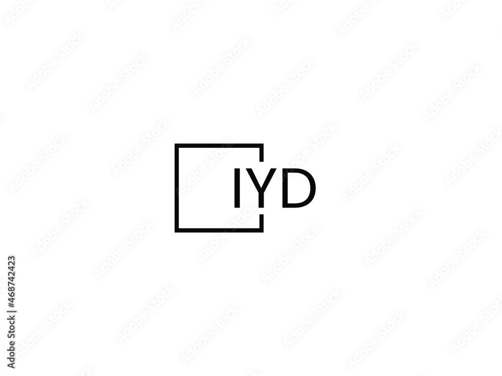 IYD Letter Initial Logo Design Vector Illustration IYD Letter Initial Logo Design Vector Illustration