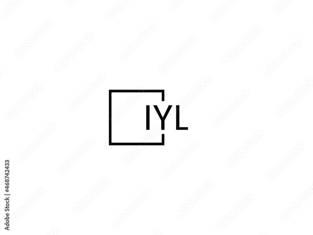IYL Letter Initial Logo Design Vector Illustration IYL Letter Initial Logo Design Vector Illustration