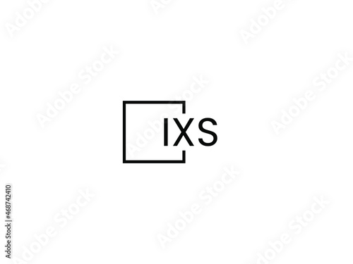 IXS Letter Initial Logo Design Vector Illustration photo