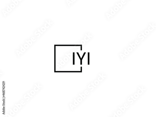 Free Download IYI Letter Initial Logo Design Vector Illustration - GFXLoad
