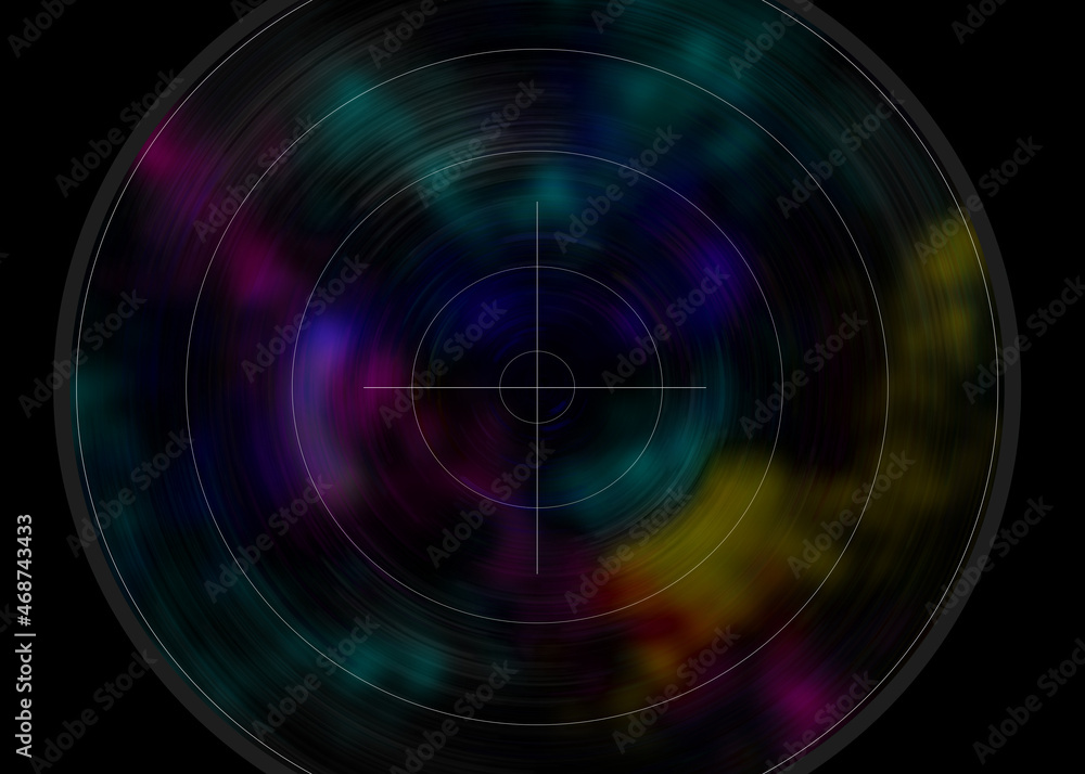 Round Dark Colors Illustration Backdrop Design Round Dark Colors Illustration Backdrop Design