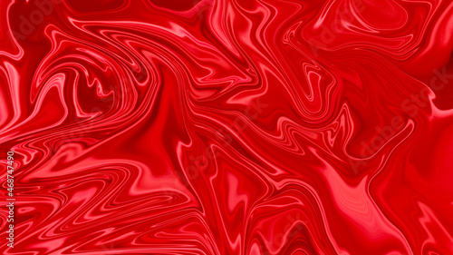 red background