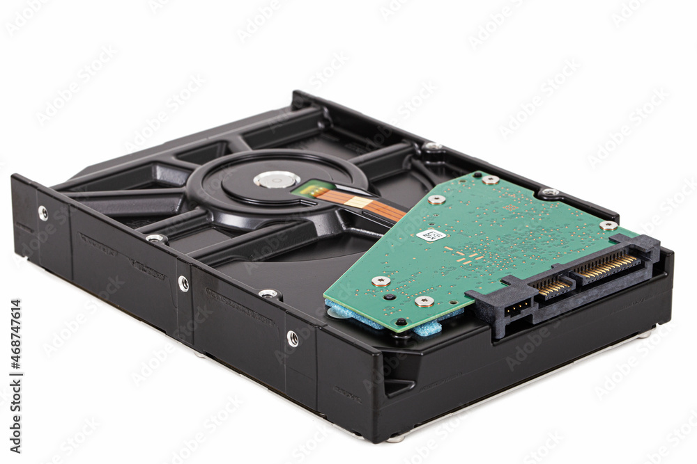 Hard disk isolated on white background Hard disk isolated on white background