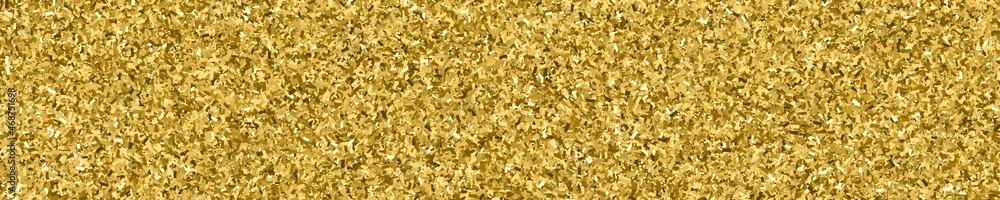 Gold Glitter Texture On White. Horizontal Long Banner For Site.Panoramic Celebratory Background. Golden Explosion Of Confetti. Vector Illustration, Eps 10. Gold Glitter Texture On White. Horizontal Long Banner For Site.Panoramic Celebratory Background. Golden Explosion Of Confetti. Vector Illustration, Eps 10.