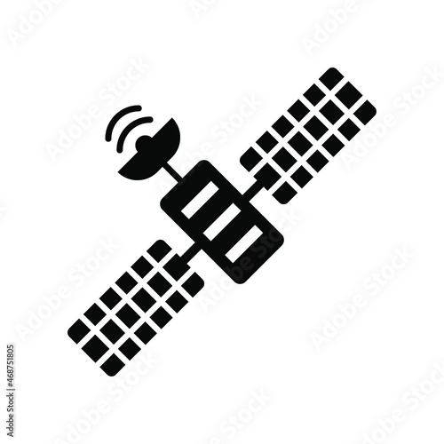 Satellite icon vector graphic