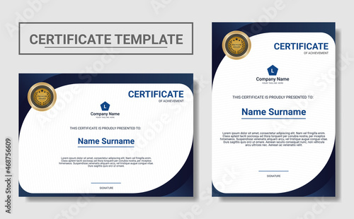 modern certificate of appreciation template. Clean modern certificate.