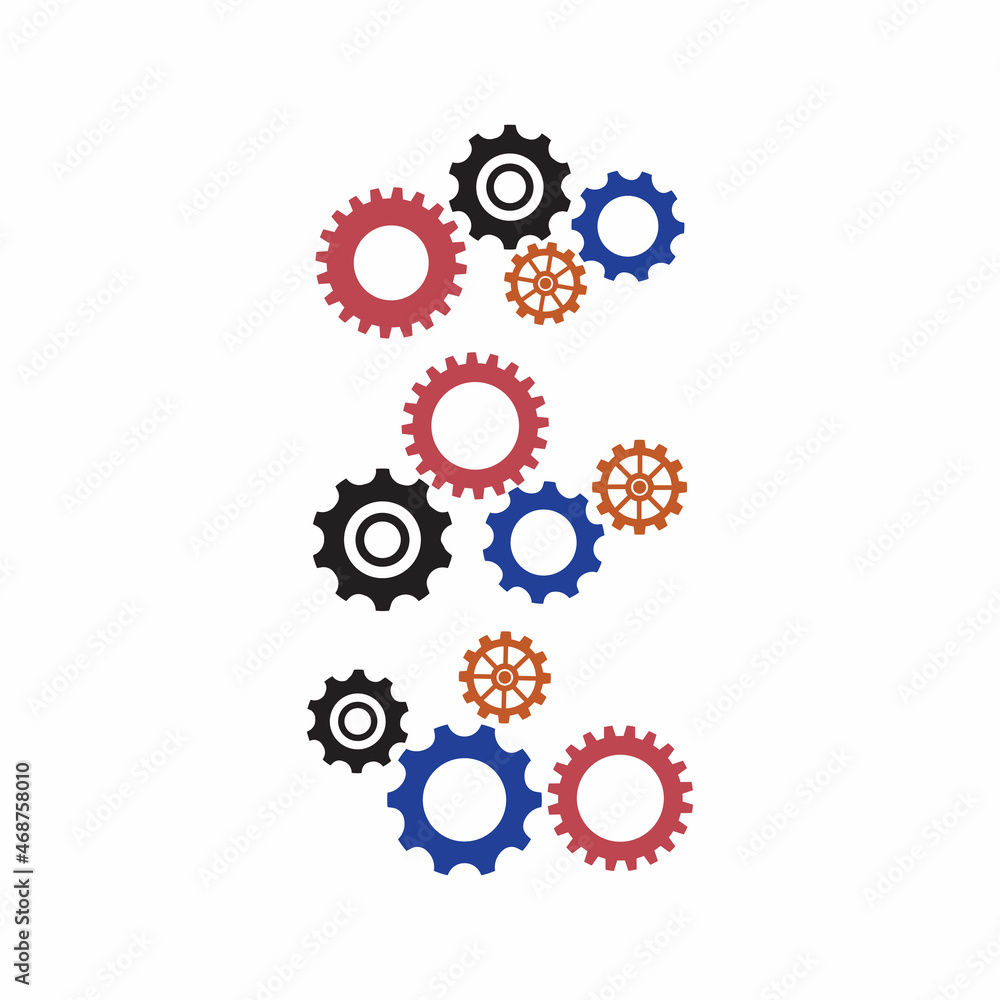 Gear Logo Template vector icon illustration design Gear Logo Template vector icon illustration design