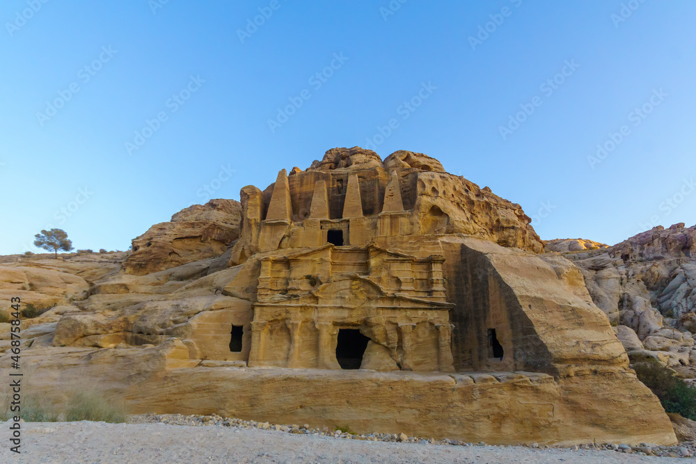 Obelisk Tombs, the ancient Nabatean city of Petra