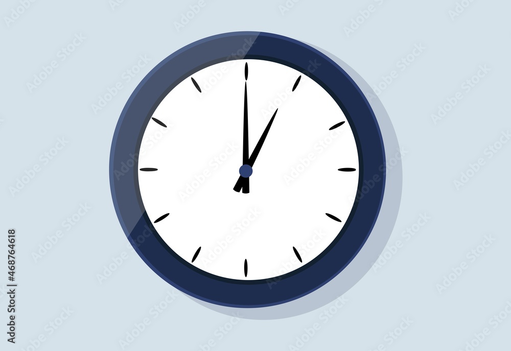 Wall clock. An arrow on a round dial.
Shows time: hours, minutes, seconds.
Flat isolated illustration.Vector image. Wall clock. An arrow on a round dial.
Shows time: hours, minutes, seconds.
Flat isolated illustration.Vector image.