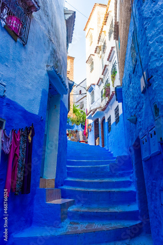 Blue streets of Chefchaouen, Morocco © Stefano Zaccaria
