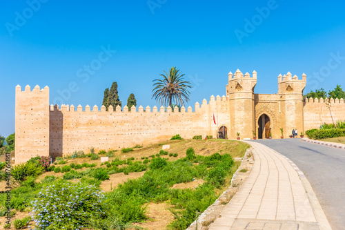 Chella, the castle of Rabat, Morocco photo