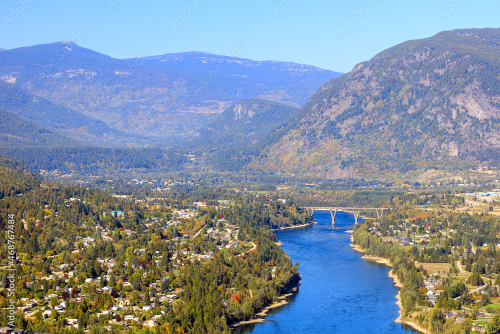 Castlegar Columbia River Landscape
