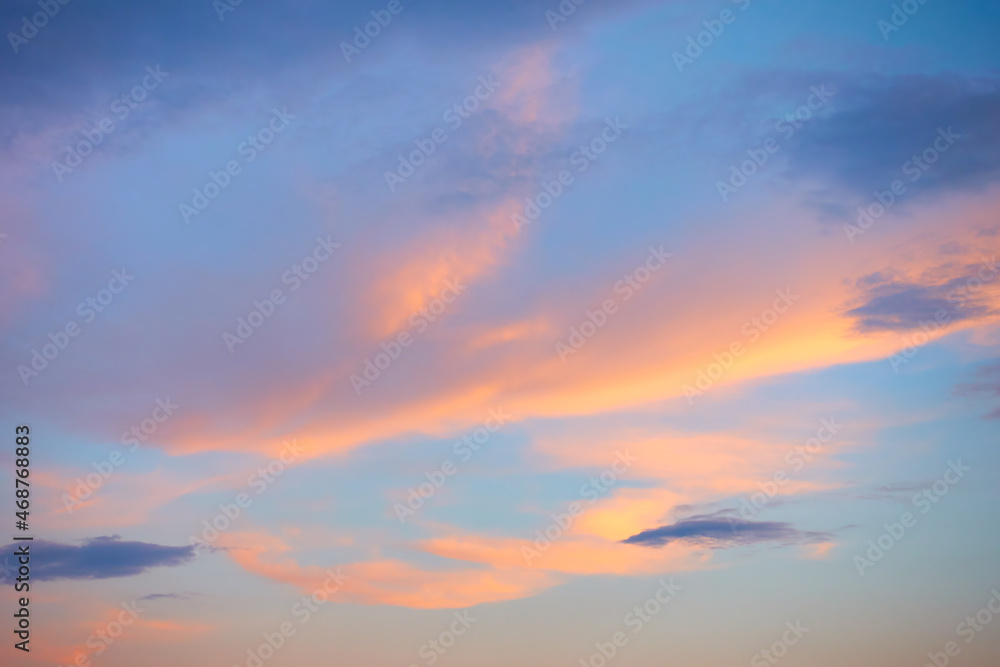 Fototapeta premium Colorful sunset sky