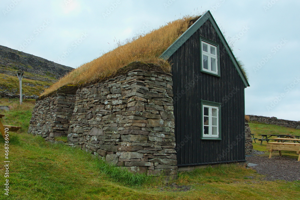 Stone house in Litlibaer, Iceland, Europe
Stone house in Litlibaer, Iceland, Europe