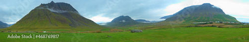 Landscape at Bolungarvik in West Fjords, Iceland, Europe
 photo