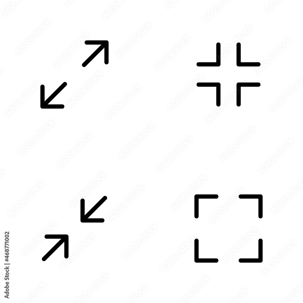 Fototapeta premium full screen icons